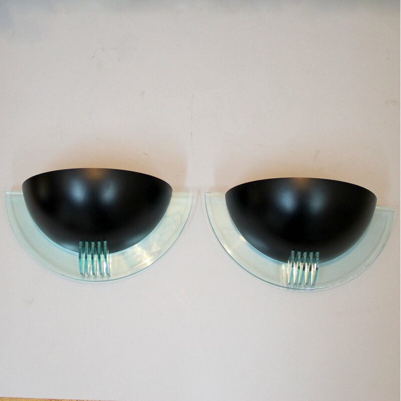 Pair of wall lamps, Spain - 1980s