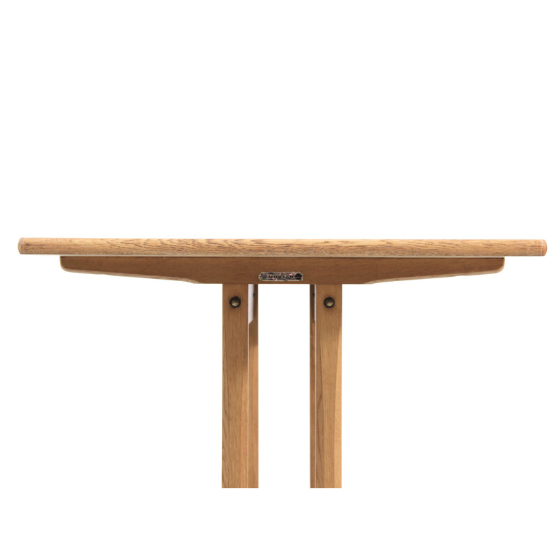 Vintage "Shaker C18" oak dining table by Borge Mogensen for FDB Møbler, Denmark 1947