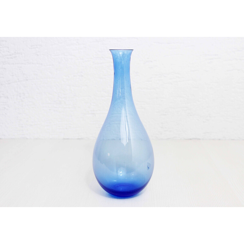 Vintage Orrefors glass vase, 1970