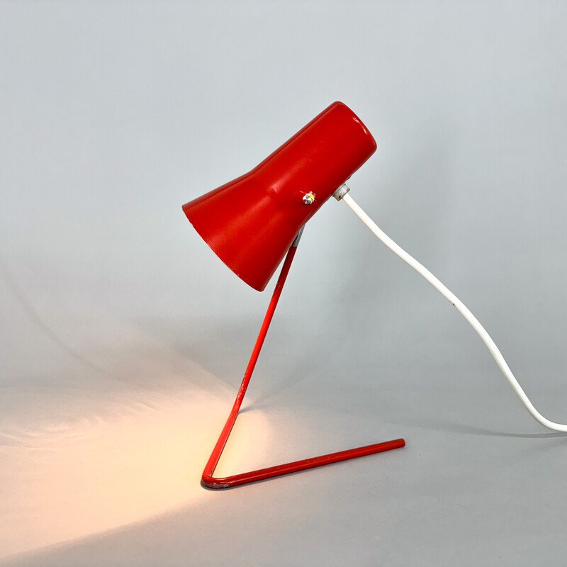 Lampe de table vintage par Josef Hurka pour Drupol, Tchécoslovaquie 1960