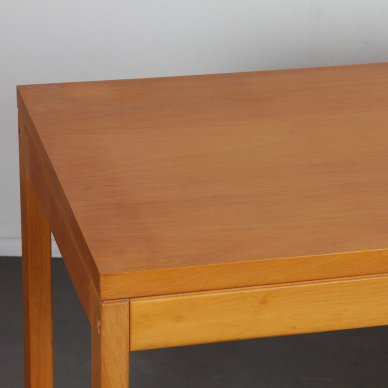 Vintage wooden desk, Czechoslovakia 1970