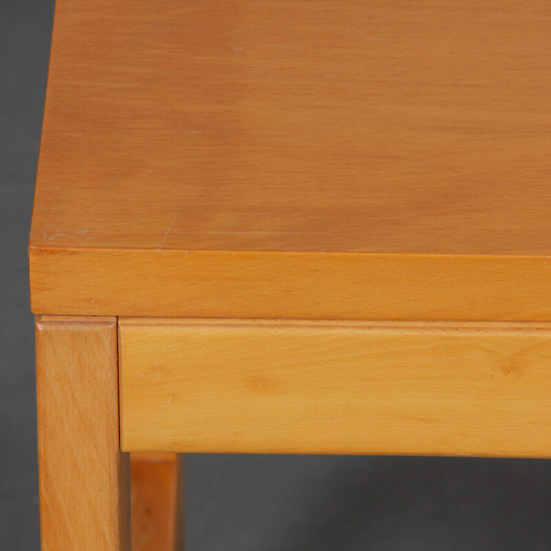 Vintage wooden desk, Czechoslovakia 1970