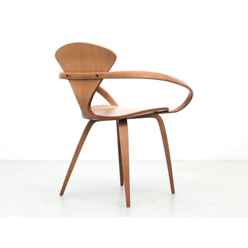 Vintage-Sessel aus Walnussholz von Norman Cherner