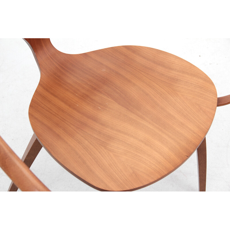 Vintage walnut armchair by Norman Cherner