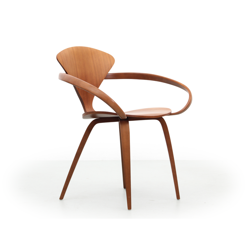 Vintage walnut armchair by Norman Cherner