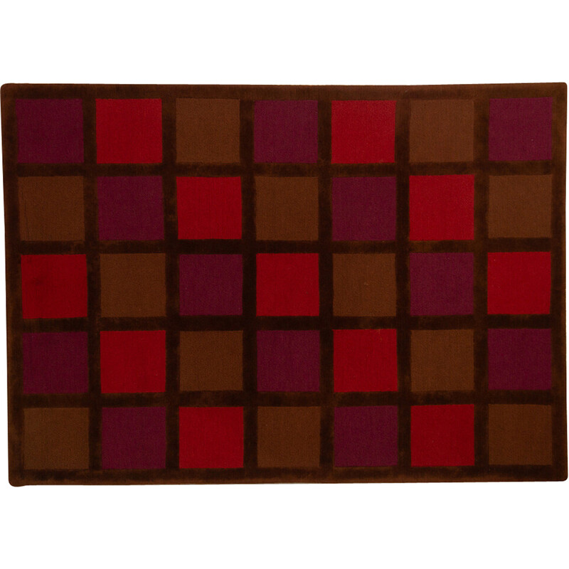 Vintage wool rug by Elizabeth Garouste and Mattia Bonetti for Sam Laik, 1994