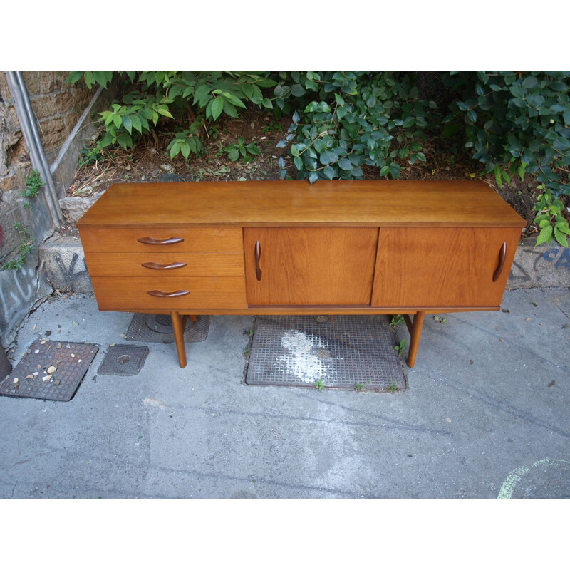 Teak sideboard mult-storage space - 1960s