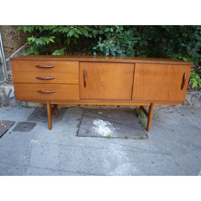 Teak sideboard mult-storage space - 1960s