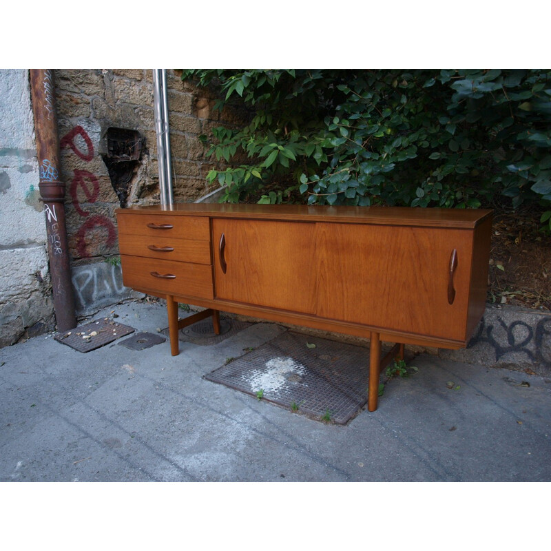 Teak sideboard mult-storage space - 1960s