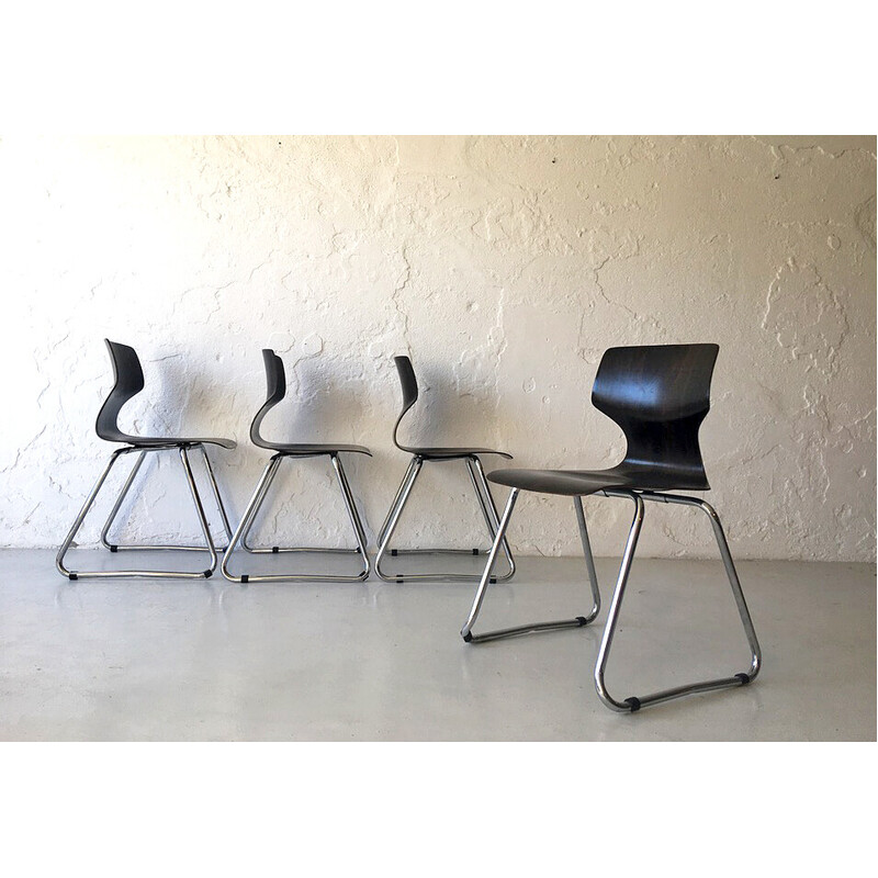 Vintage stackable chairs, Germany 1970