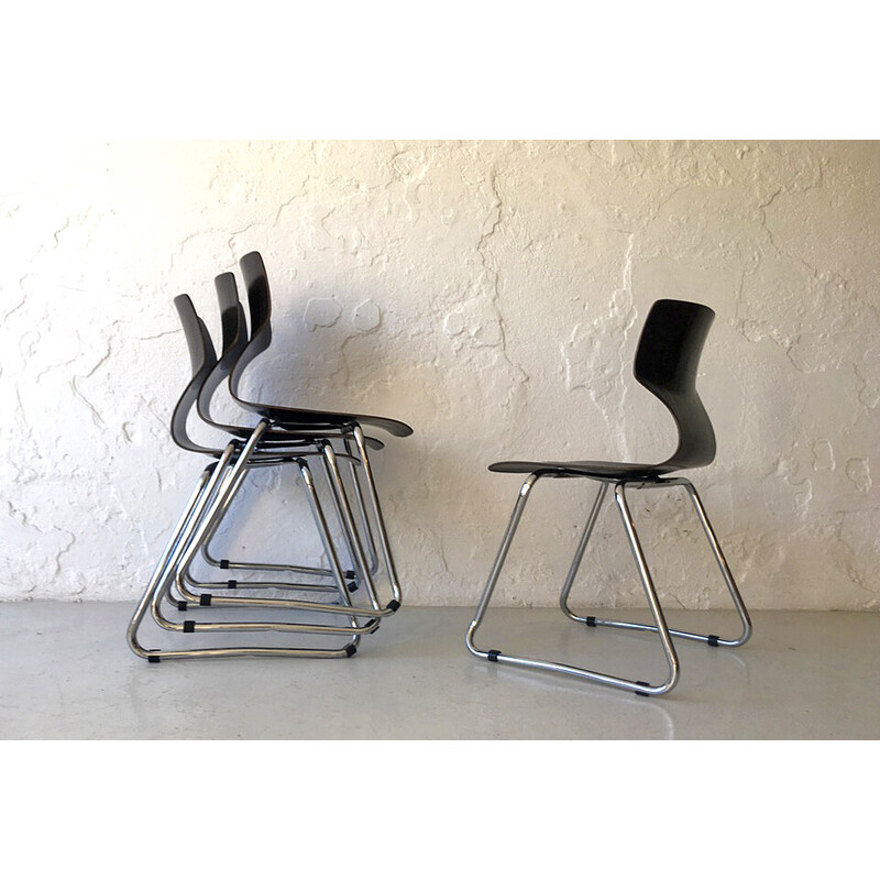 Vintage stackable chairs, Germany 1970