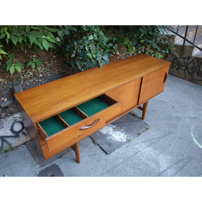 Teak sideboard mult-storage space - 1960s