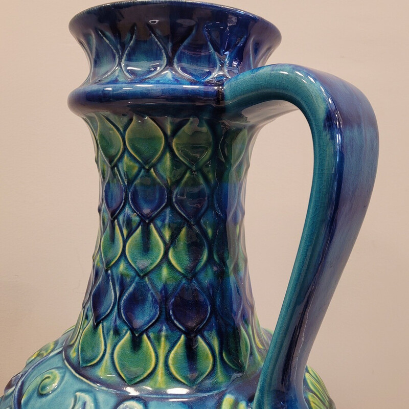 Vintage keramieken vaas van Eduard Bay voor Bay Keramik, Duitsland