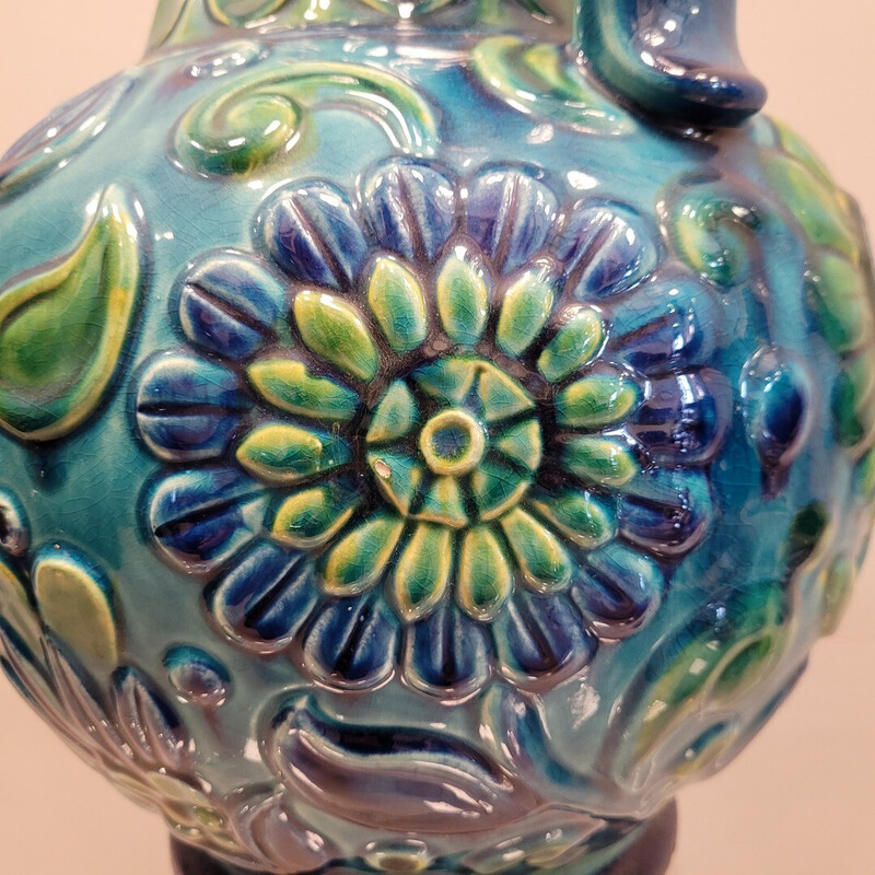 Vase vintage en céramique par Eduard Bay pour Bay Keramik, Allemagne