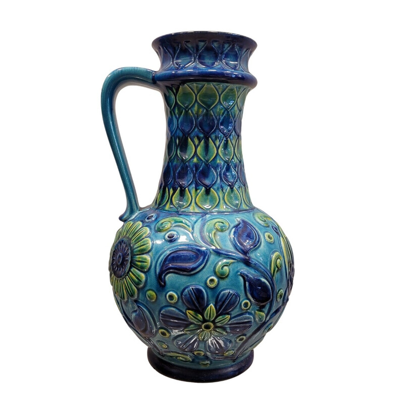 Vase vintage en céramique par Eduard Bay pour Bay Keramik, Allemagne