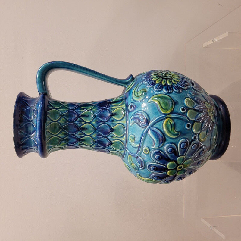 Jarrón de cerámica vintage de Eduard Bay para Bay Keramik, Alemania