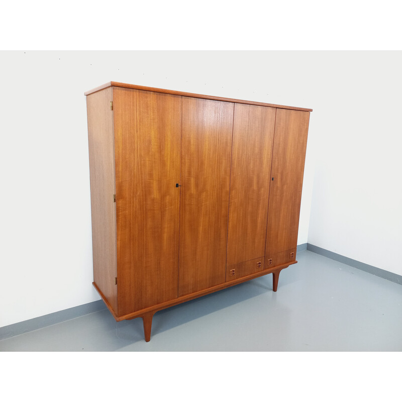 Vintage teak and melamine cabinet, 1960