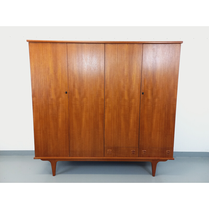 Vintage teak and melamine cabinet, 1960