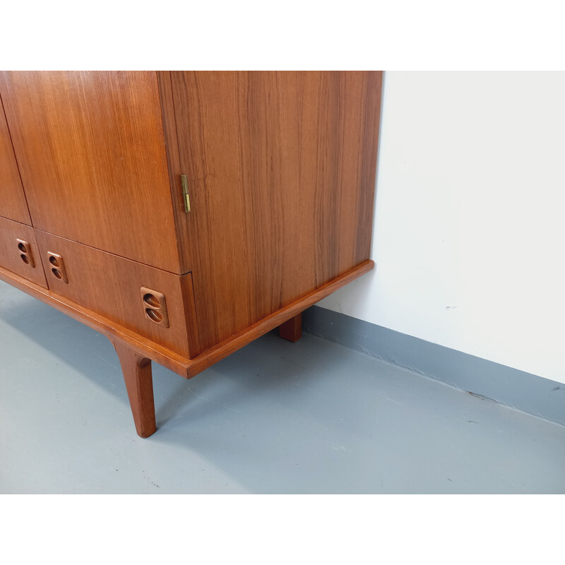 Vintage teak and melamine cabinet, 1960