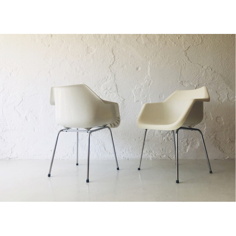 Paar Vintage-Stühle für Castelli, 1970