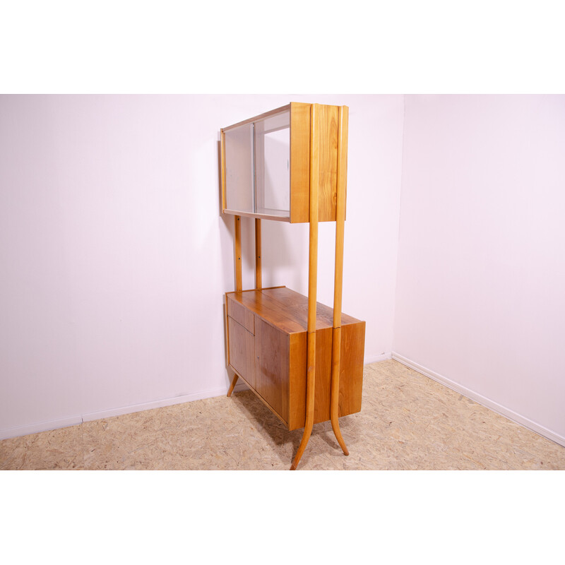 Vintage wall bookcase by František Jirák for Tatra nábytok, Czechoslovakia 1960