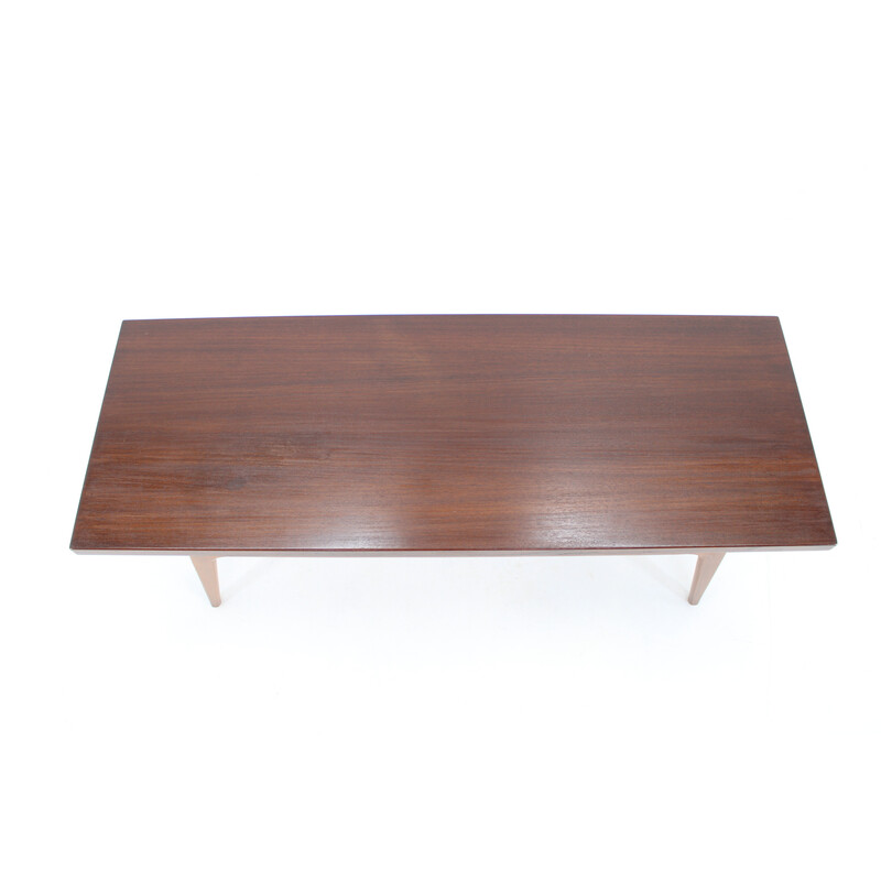 Vintage teak coffee table by Clausen and Son for Silkeborg, Denmark 1960