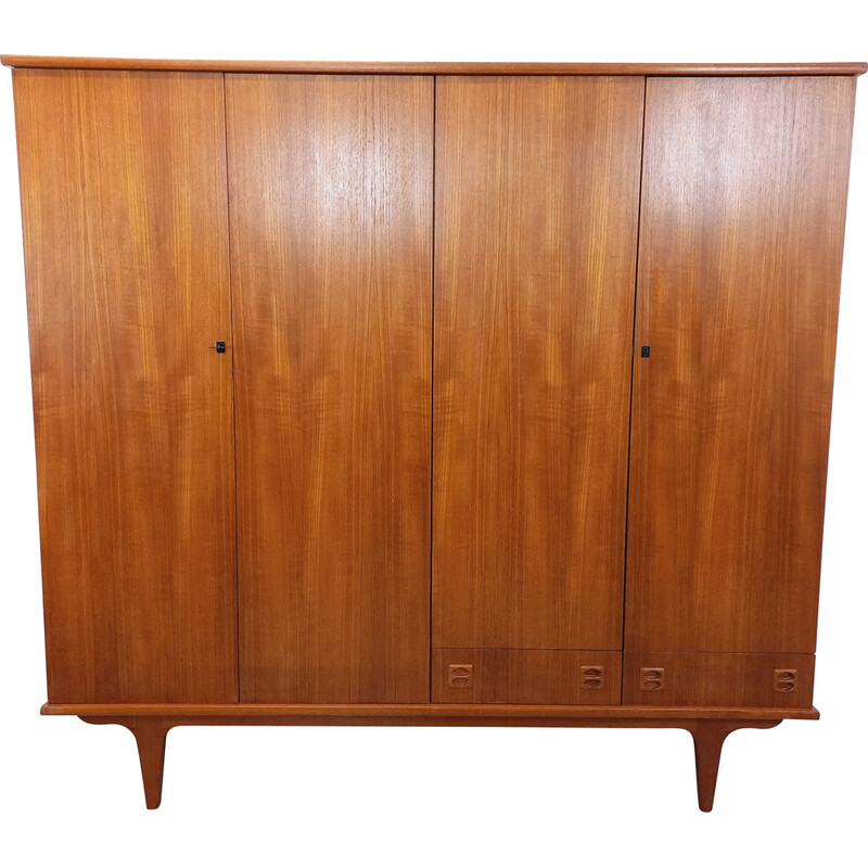 Vintage teak and melamine cabinet, 1960