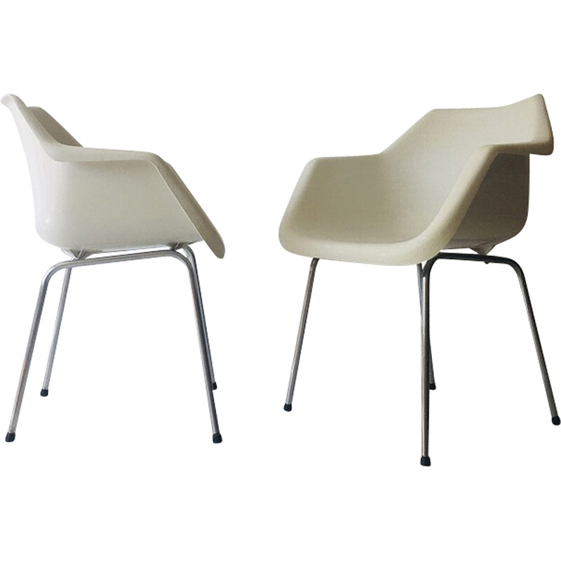 Paar Vintage-Stühle für Castelli, 1970