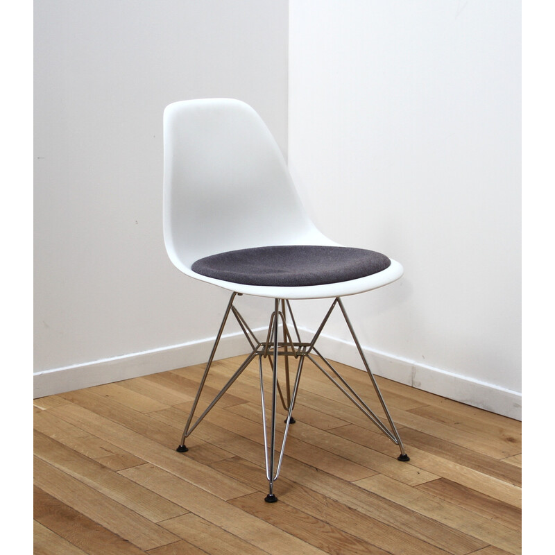 Vintage DSR chairs in chrome aluminum and plastic by Charles and Ray Eames for Vitra