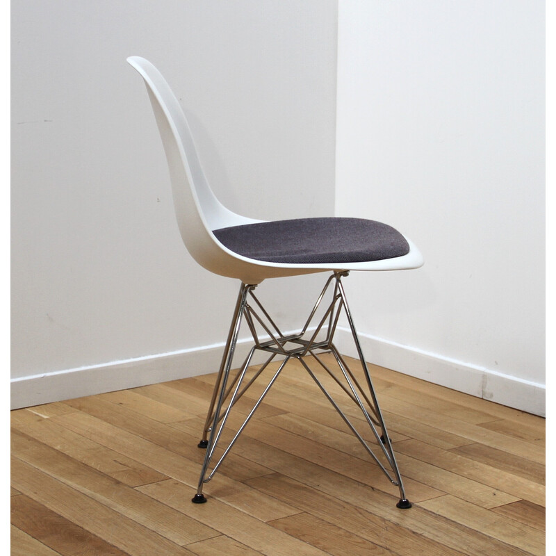 Vintage DSR chairs in chrome aluminum and plastic by Charles and Ray Eames for Vitra