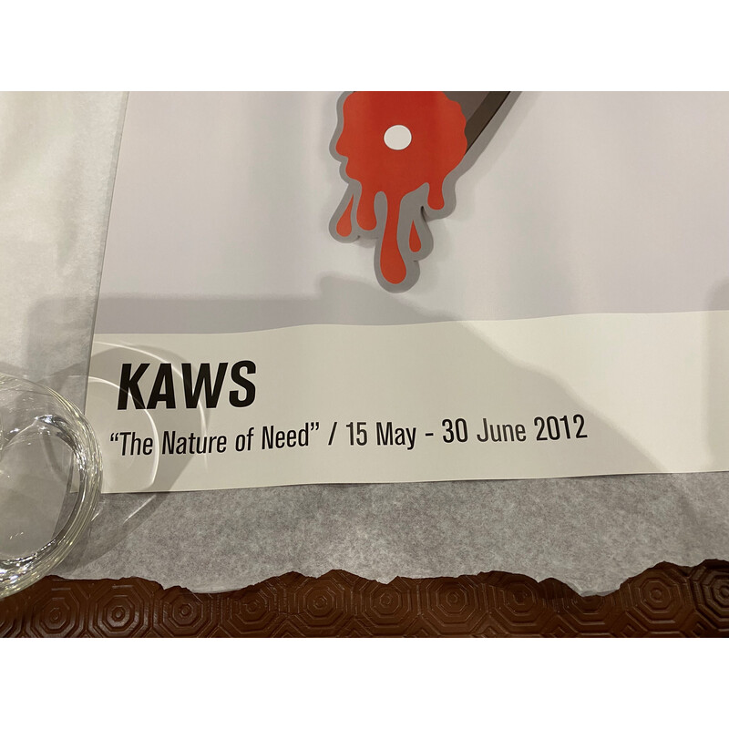 Cartaz vintage de Kaws, 2012