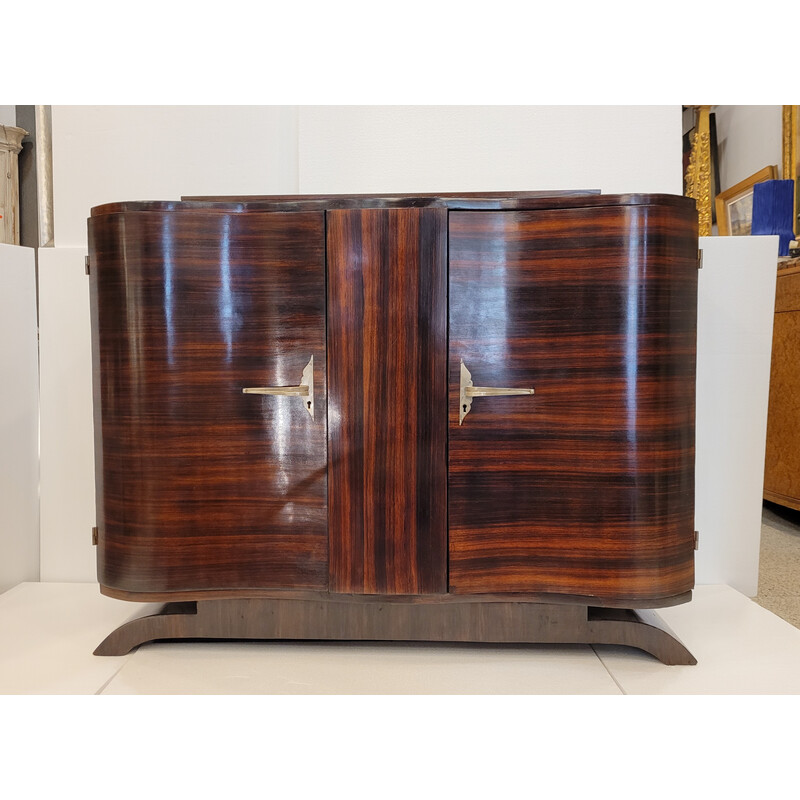 Vintage Art Decon chest of drawers in rosewood, France