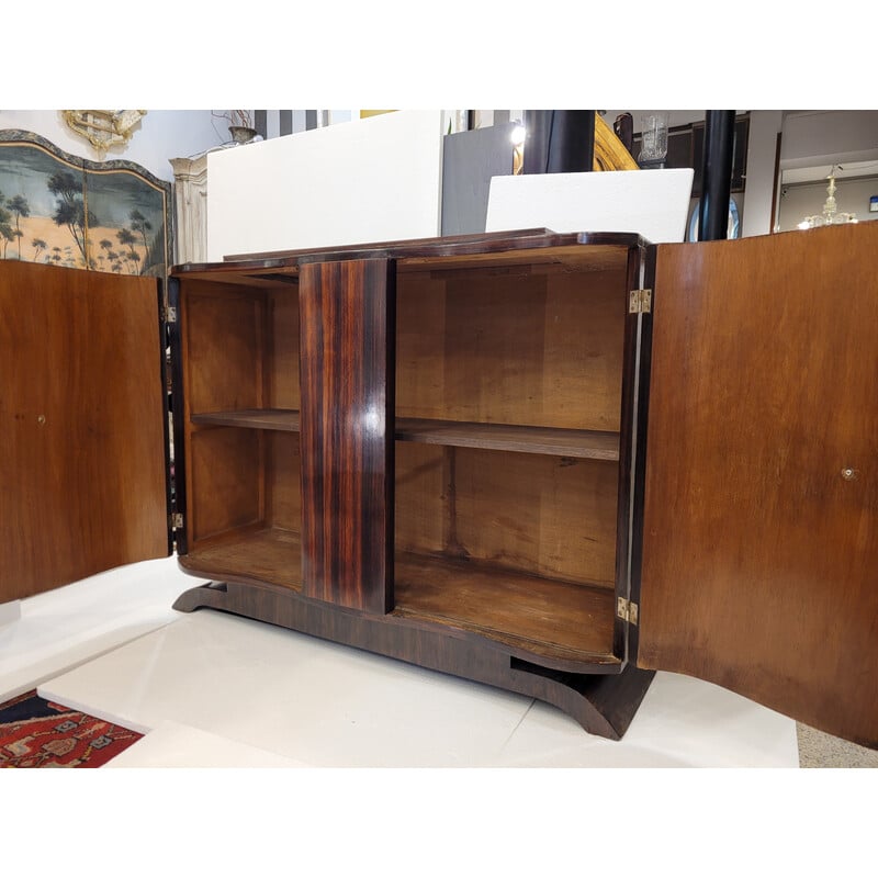 Vintage Art Decon chest of drawers in rosewood, France