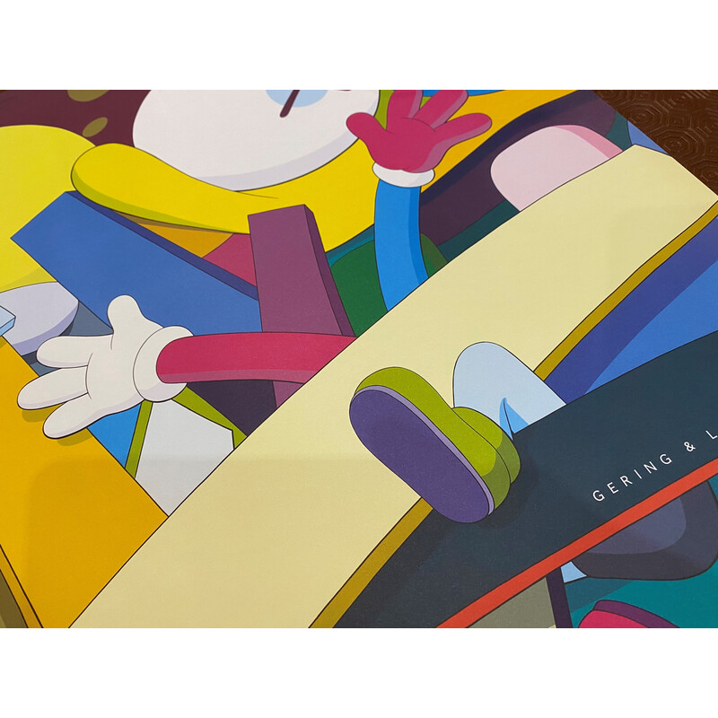 Vintage poster by Kaws, New York 2008