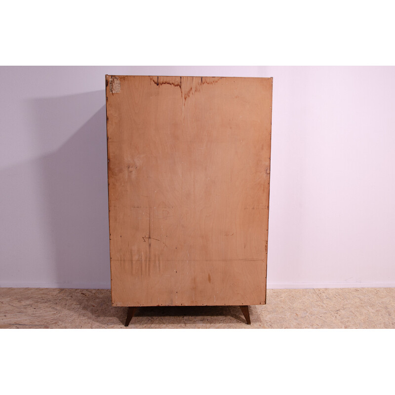 Vintage model U-450 oak cabinet by Jiří Jiroutek for Interiér Praha, Czechoslovakia 1960