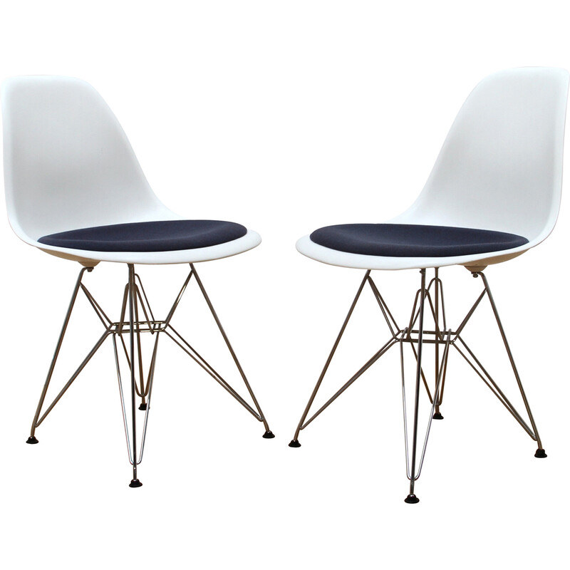 Vintage DSR chairs by Charles and Ray Eames for Vitra