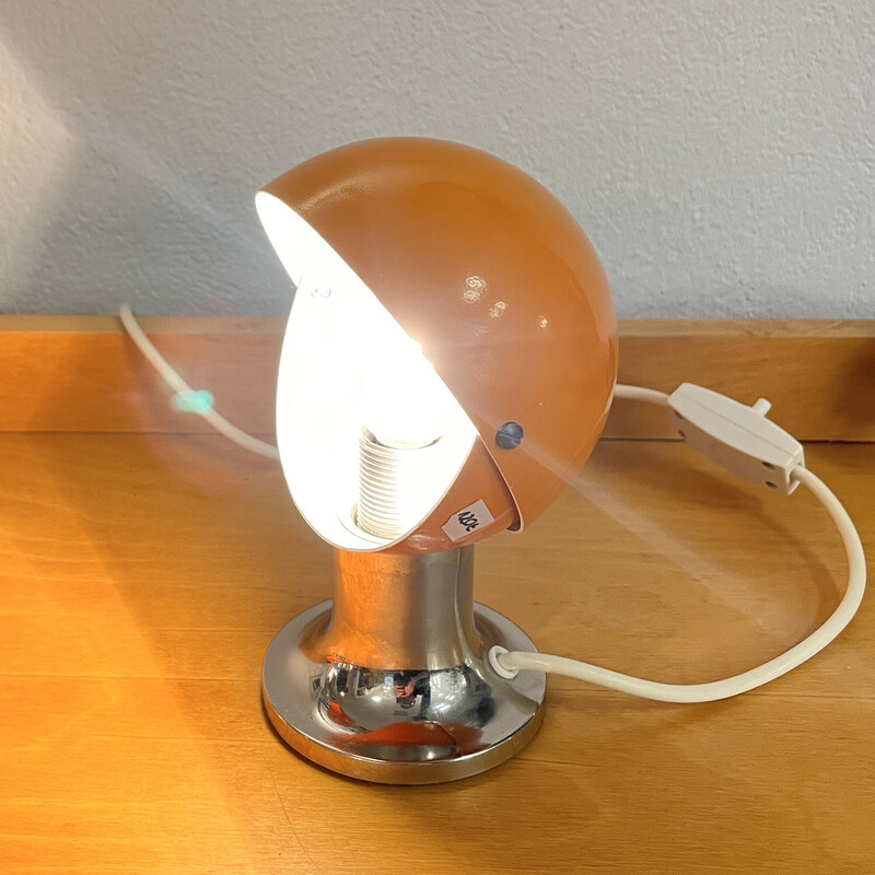 Vintage table lamp type 6239 in chrome steel by Egon Hillebrand for Leuchtenfabrik Hillebrand, Germany 1960