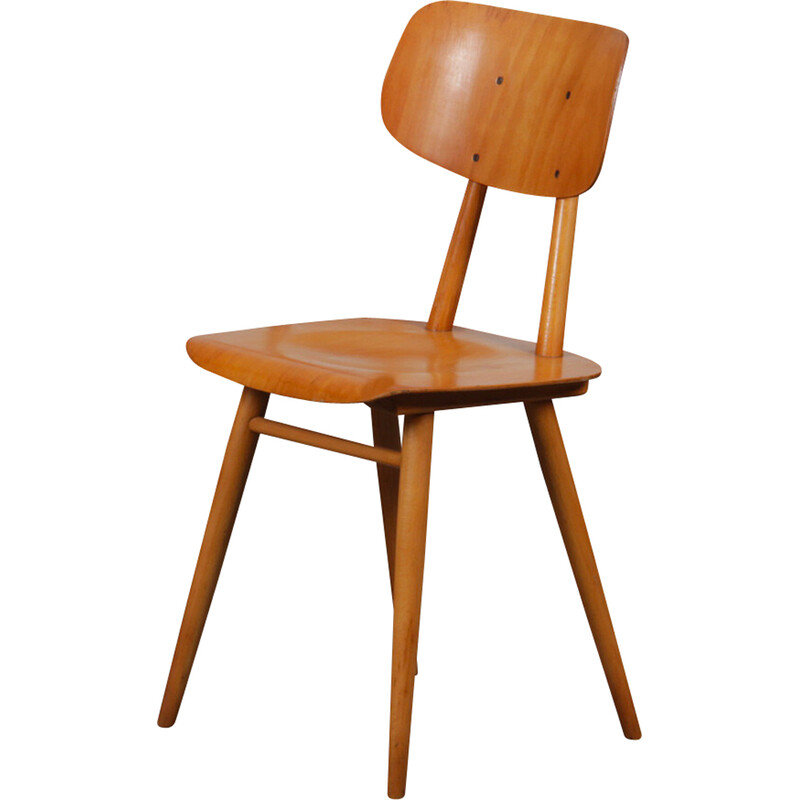 Vintage wooden chair for Ton, Czechoslovakia 1960