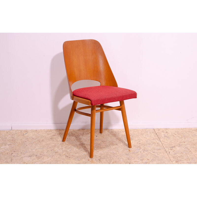 Set of 6 vintage dining chairs by Radomír Hofman for Ton Czechoslovakia, 1960