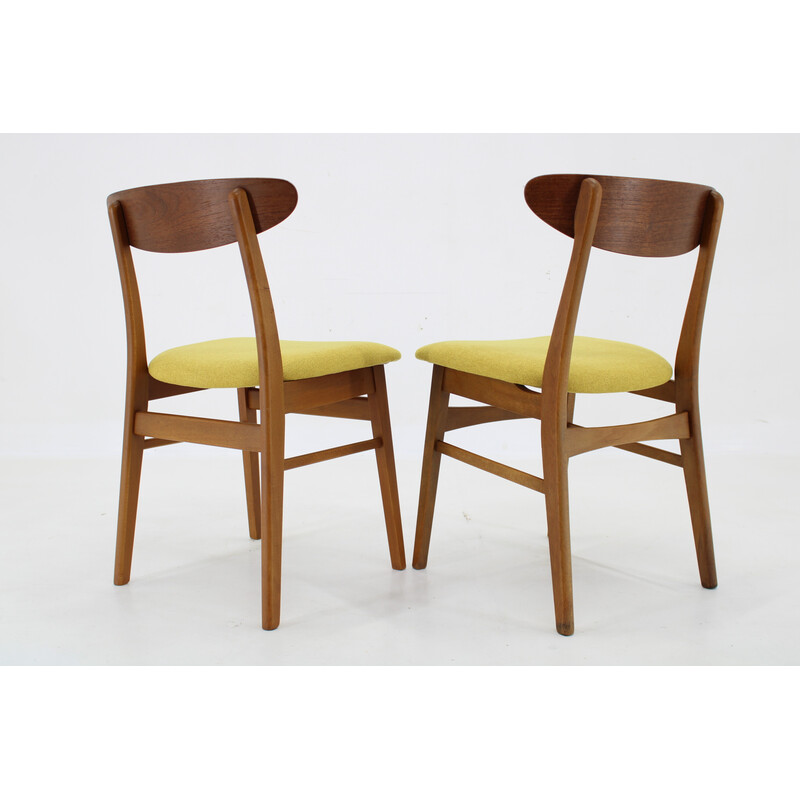 Pair of vintage teak chairs, Denmark 1960