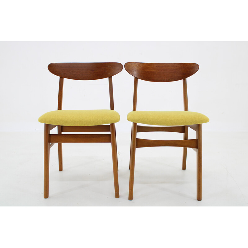 Pair of vintage teak chairs, Denmark 1960