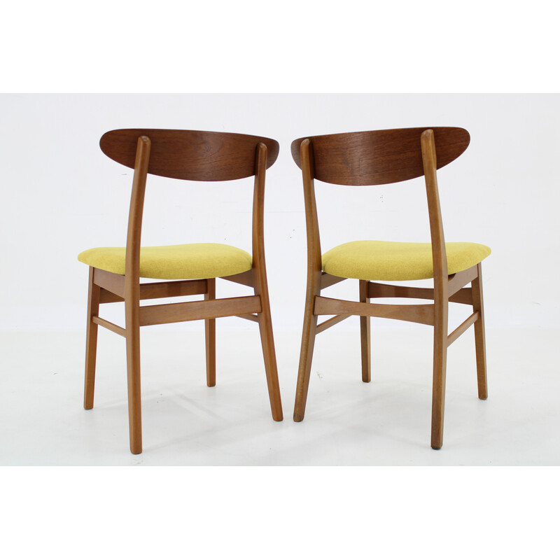 Pair of vintage teak chairs, Denmark 1960