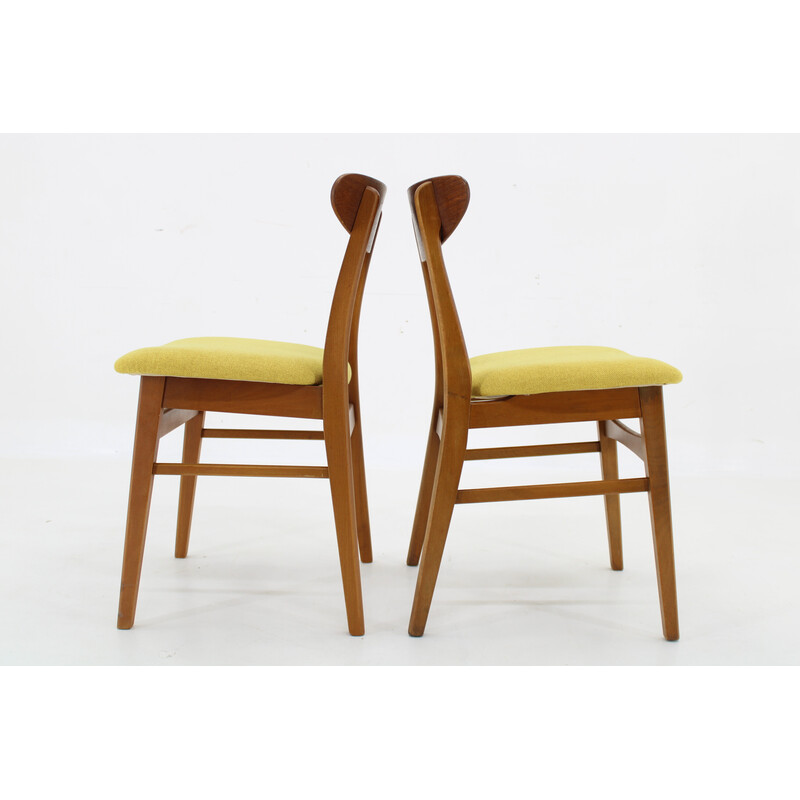 Pair of vintage teak chairs, Denmark 1960