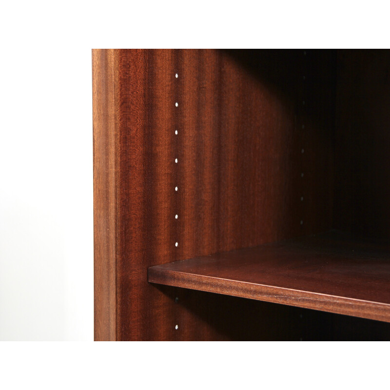 Vintage mahogany display bookcase by Hw Klein for Bramin