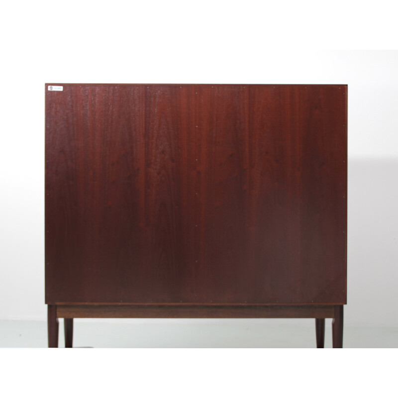 Vintage mahogany display bookcase by Hw Klein for Bramin