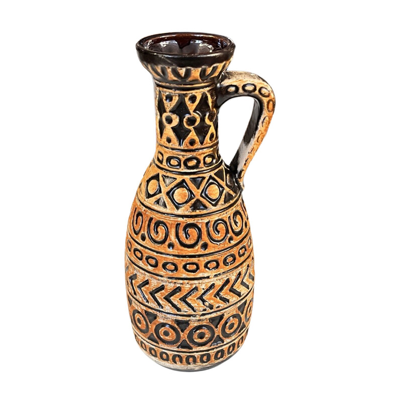 Vaso vintage in ceramica di Bay Keramik per Bay West Germany, Germania 1970
