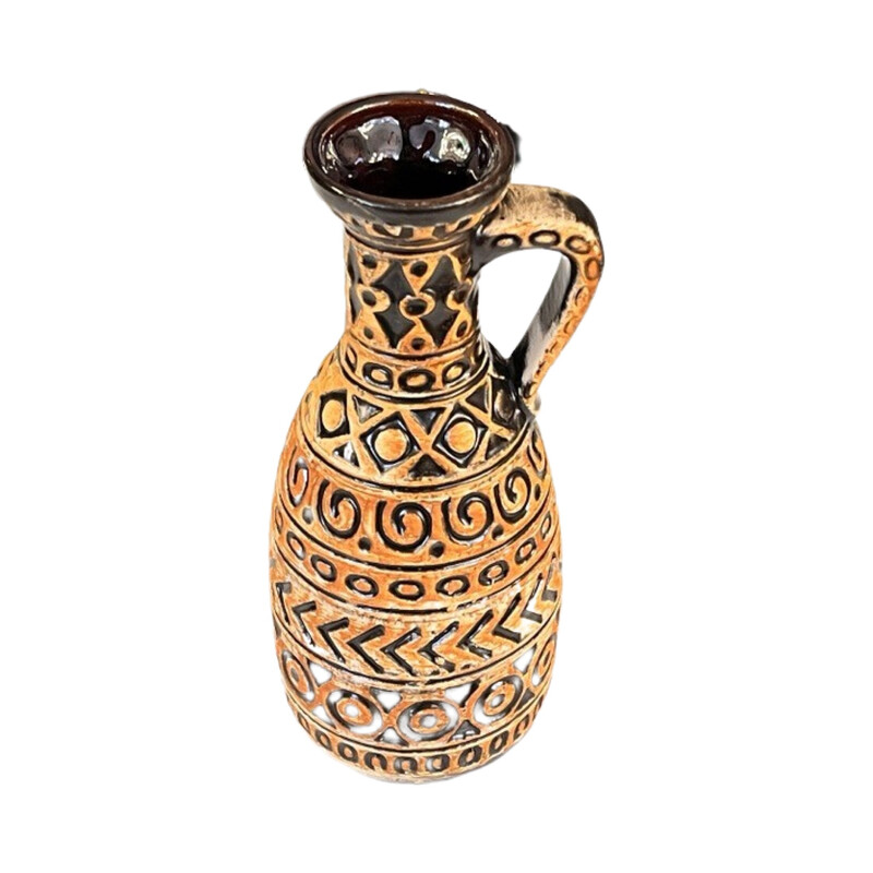 Vintage ceramic vase by Bay Keramik for Bay West Germany, Germany 1970