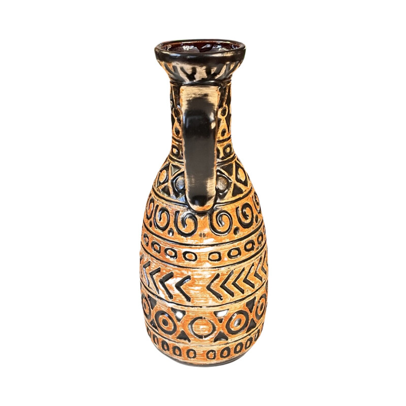 Vintage ceramic vase by Bay Keramik for Bay West Germany, Germany 1970