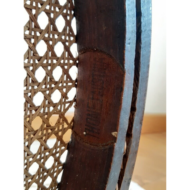 Silla bistro vintage modelo n°18 en madera curvada para Thonet, Austria 1920