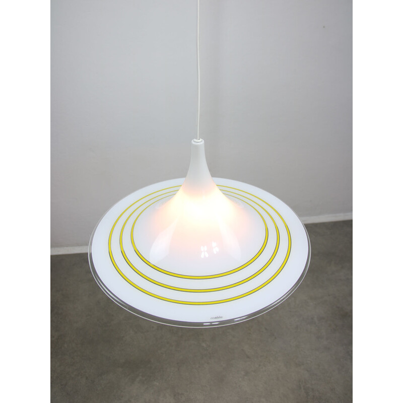 Vintage Trompette pendant lamp by Meblo, 1970